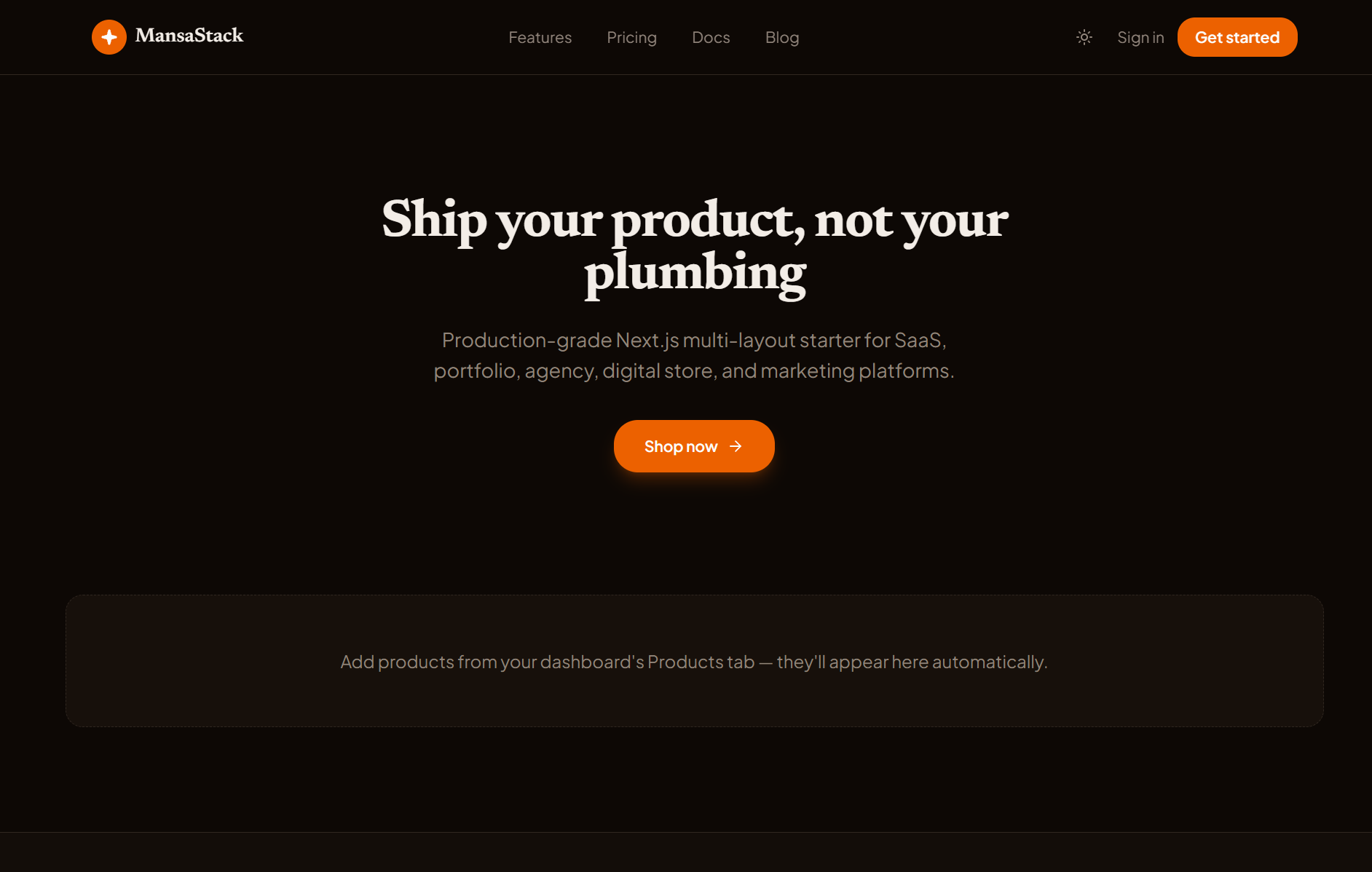 commerce layout preview